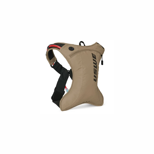 USWE Outlander Moto 2L Hydration Pack with 1.5L Elite Bladder – Sand