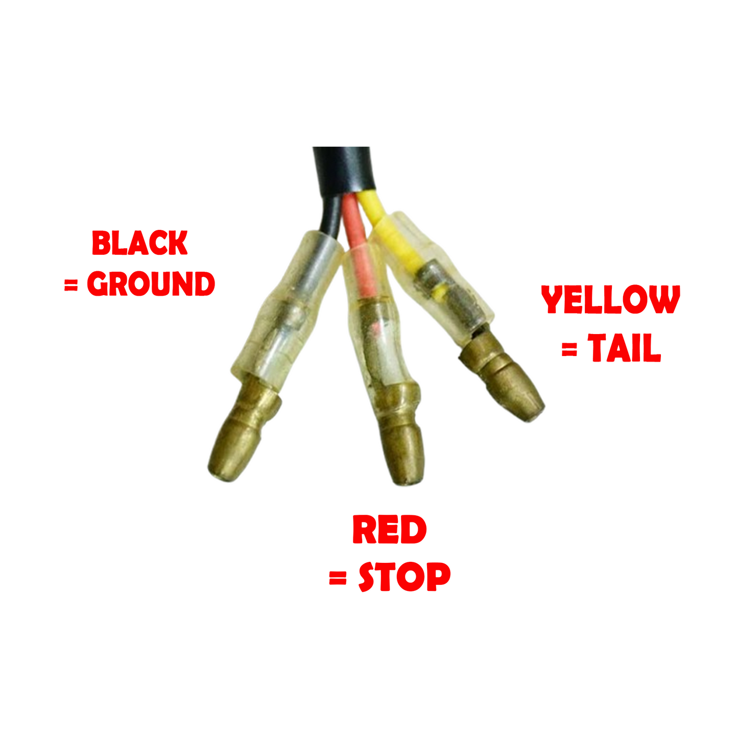 FENDER ADD ON LED LIGHT CLEAR, NUMBER PLATE HOLDER