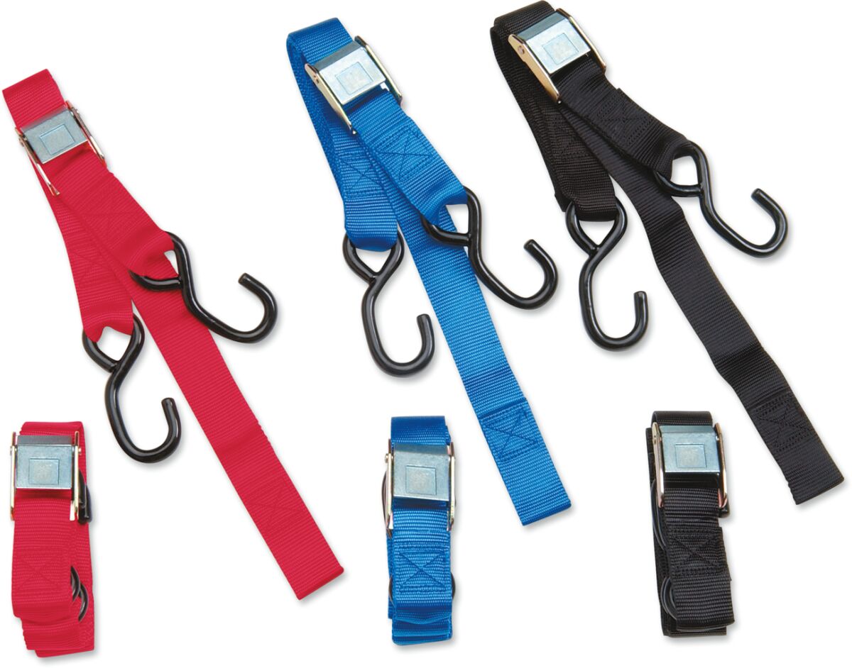 PARTS UNLIMITED HEAVY-DUTY TIE-DOWN WITH BUILT-IN ASSIST BLUE 3920-0073