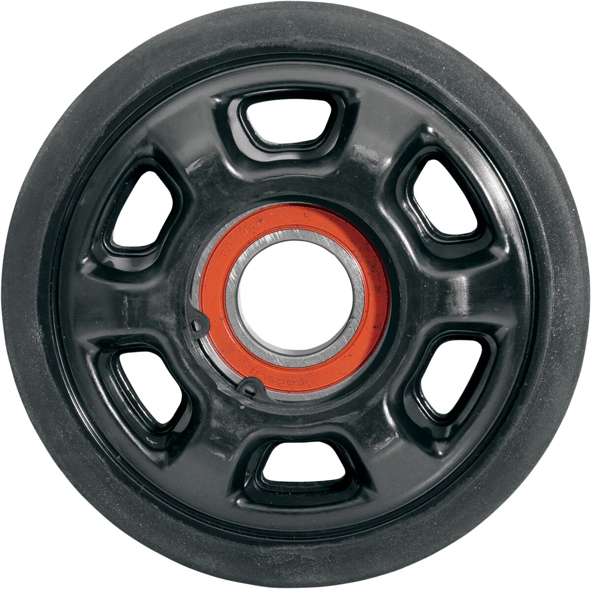 PARTS UNLIMITED IDLER WHEEL 130 MM X 1" (NO INSERT) BLACK R0130F-2 001A
