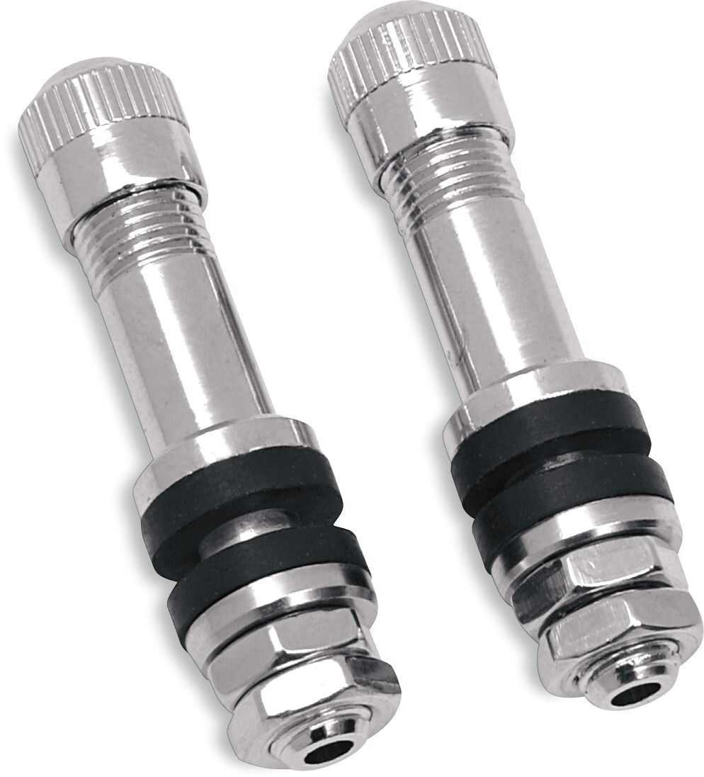 Drag Specialties BOLT-IN VALVE STEM 0.24" CHROME 322020