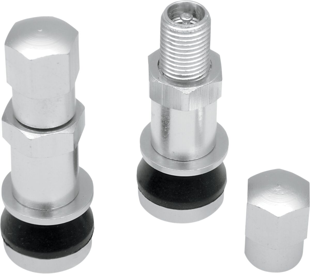 Drag Specialties BOLT-IN VALVE STEM 0.30" CHROME 322021