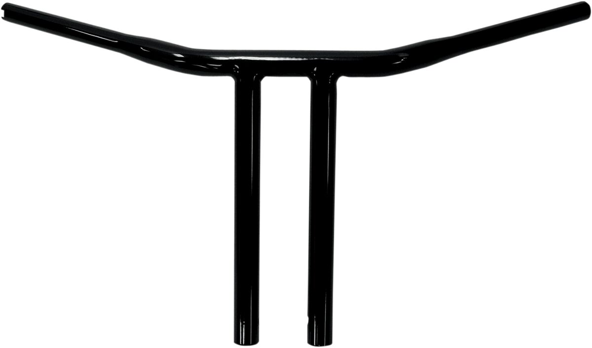 Drag Specialties GLOSS BLACK 1 1/4" BUFFALO 12" T-BAR 0601-2749
