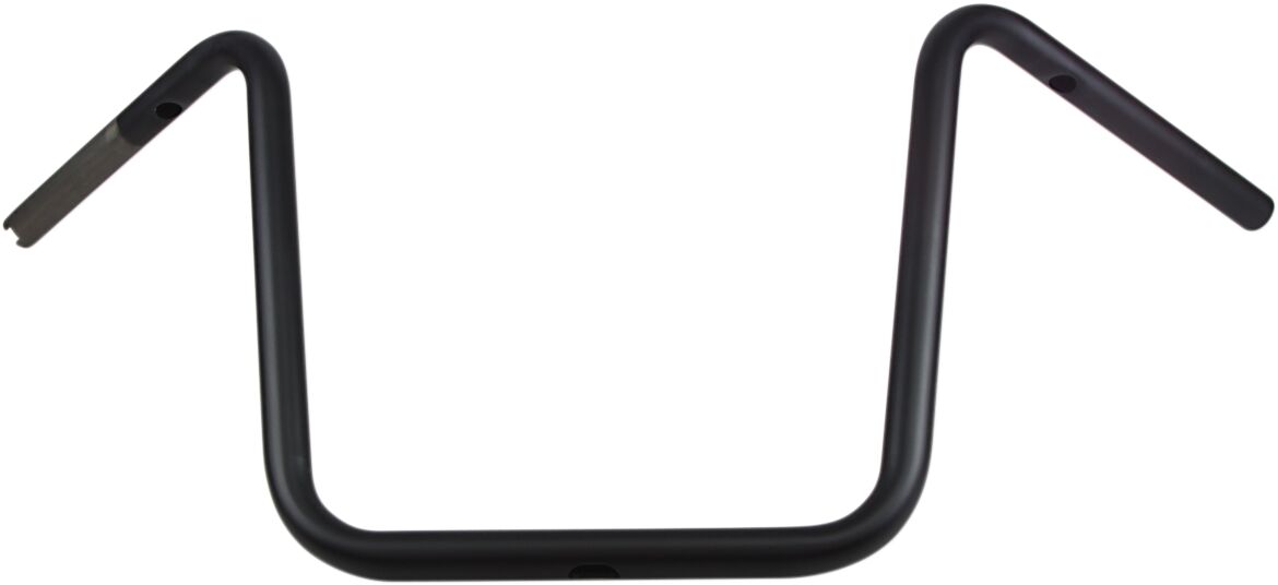 Drag Specialties HANDLEBAR 1" DRILLED 14" APE HANGER FLAT BLACK TBW 0601-4211