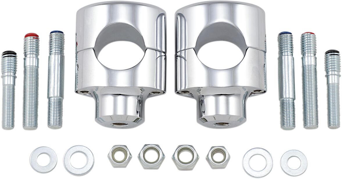 Drag Specialties RISER BIG BUFFALO 1.5" STRAIGHT CHROME FOR 1.5" 0602-0465