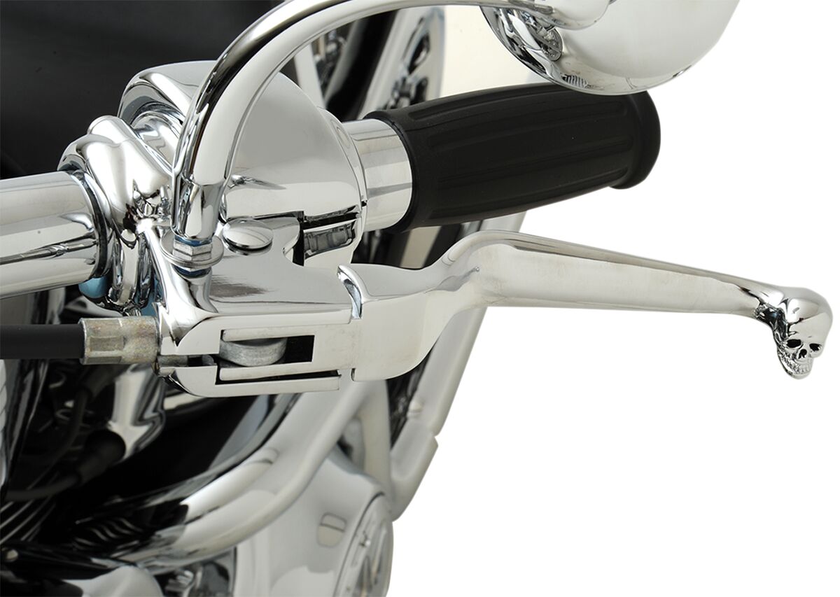Drag Specialties SKULL LEVER SET CHROME H07-0729