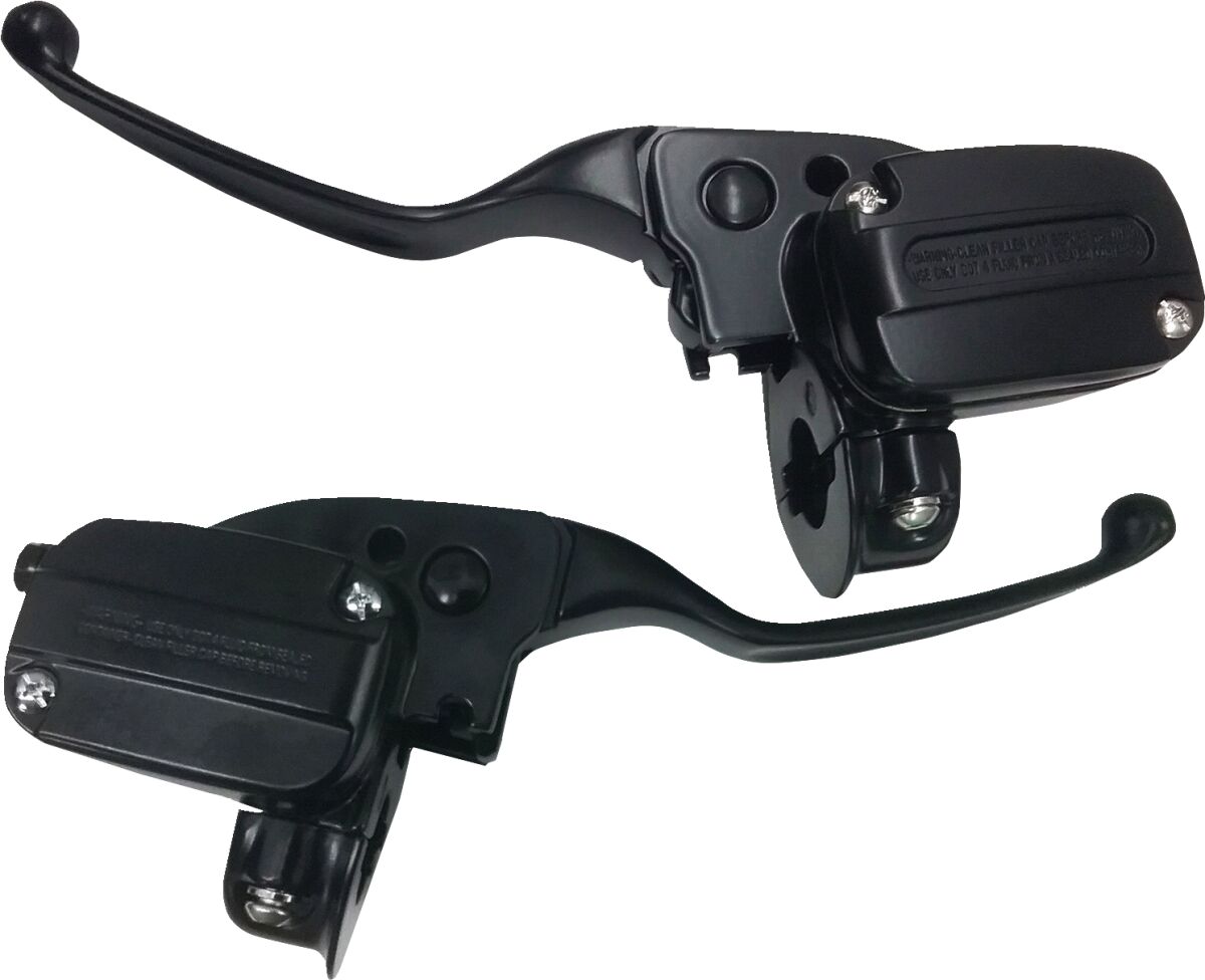 Drag Specialties Matte Black Handlebar Controls for '17 - '19 FLT H07-0802MB-A