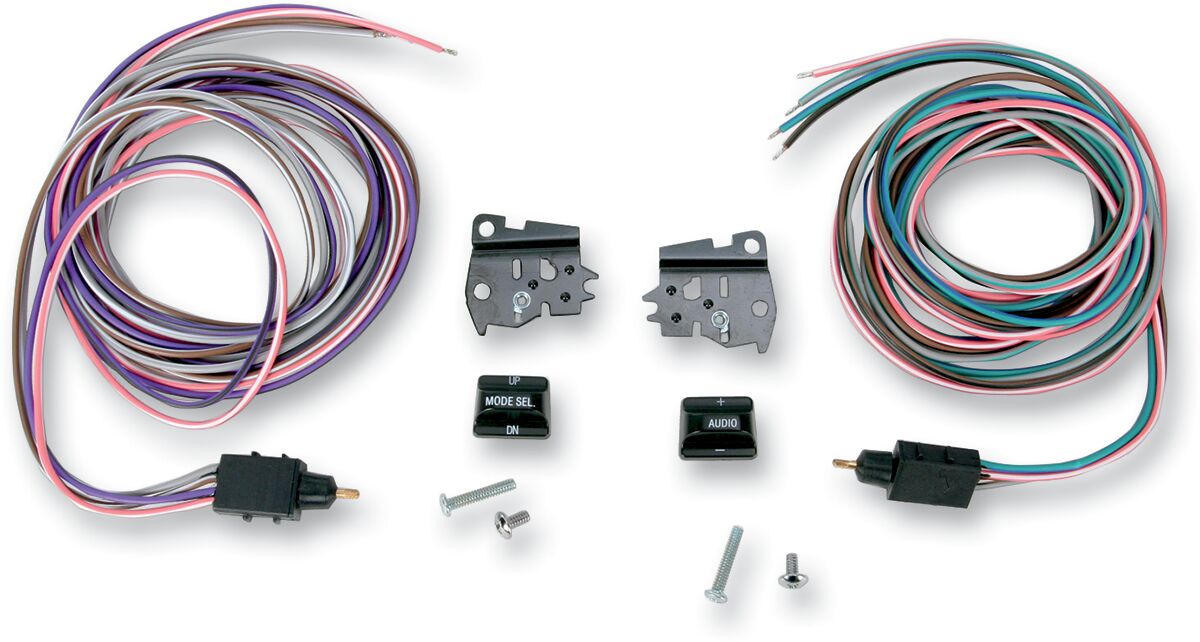 Drag Specialties SWITCH KIT RADIO BLACK H18-0336/60