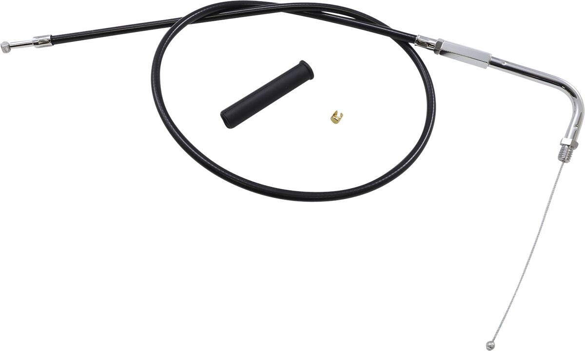 Drag Specialties THROTTLE CABLE BLACK VINYL 30" 4330200B