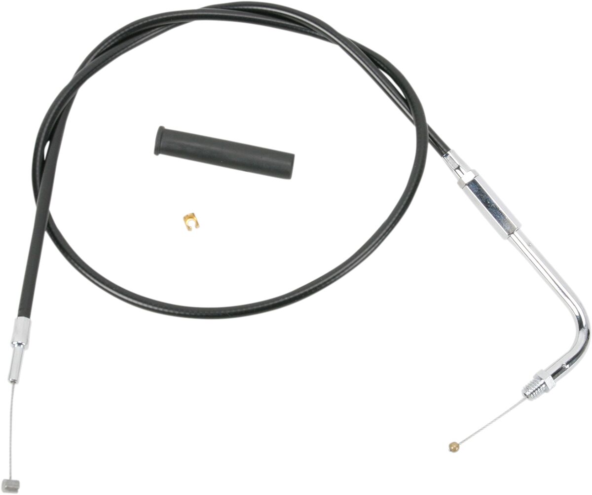 Drag Specialties THROTTLE CABLE BLACK VINYL 32.5" 4330900B