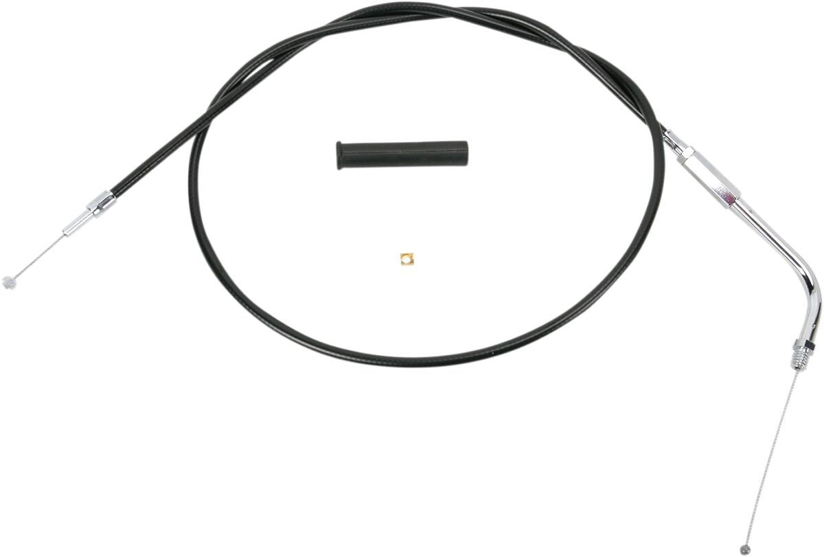 Drag Specialties THROTTLE CABLE BLACK VINYL 32.5" 4331000B