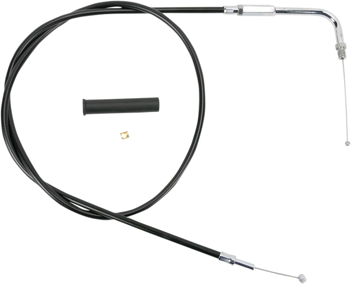 Drag Specialties THROTTLE CABLE BLACK VINYL 44" 4331104B