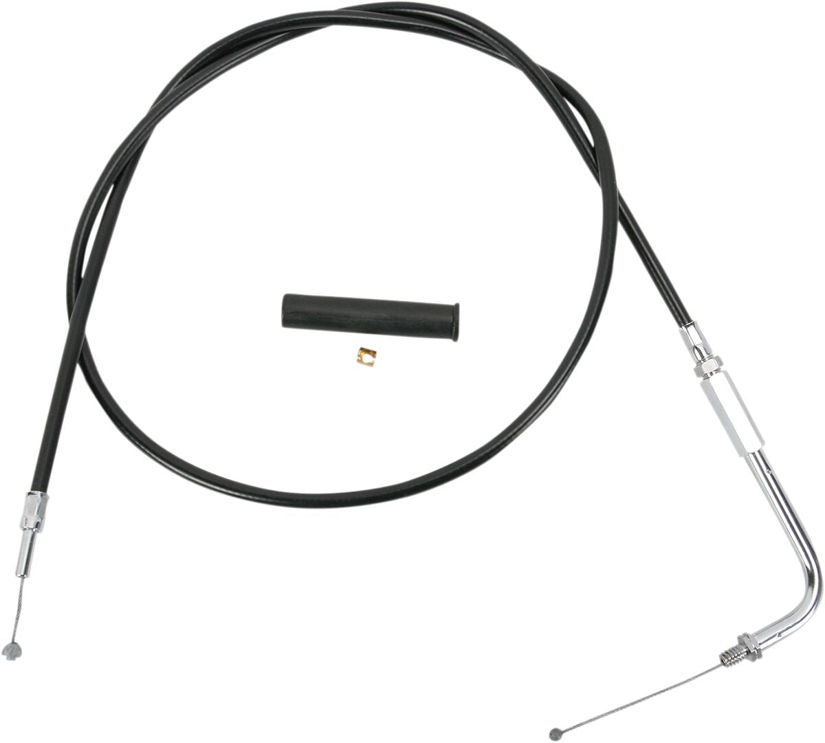 Drag Specialties THROTTLE CABLE BLACK VINYL 37.5" 4330906B