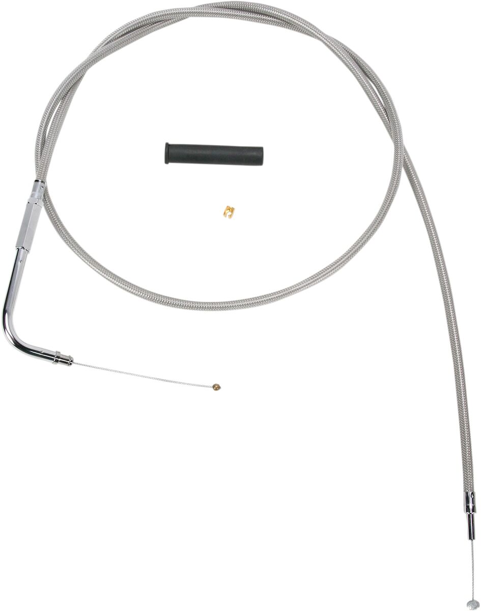 Drag Specialties THROTTLE CABLE STAINLESS STEEL 50" 5332150B