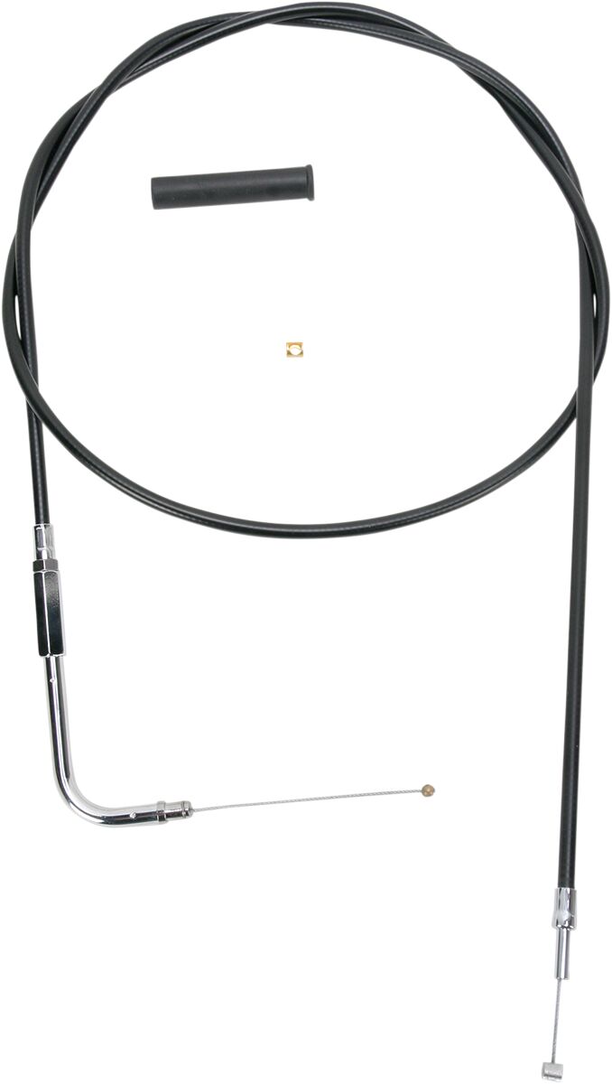 Drag Specialties THROTTLE CABLE BLACK VINYL 54" 4332154B