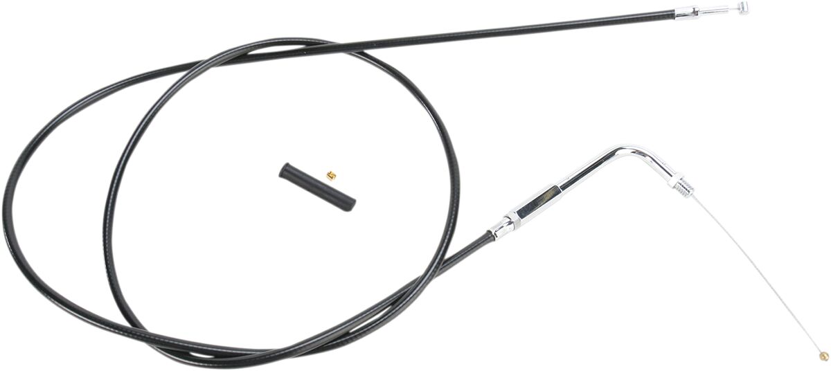 Drag Specialties THROTTLE CABLE BLACK VINYL 58" 4331158B