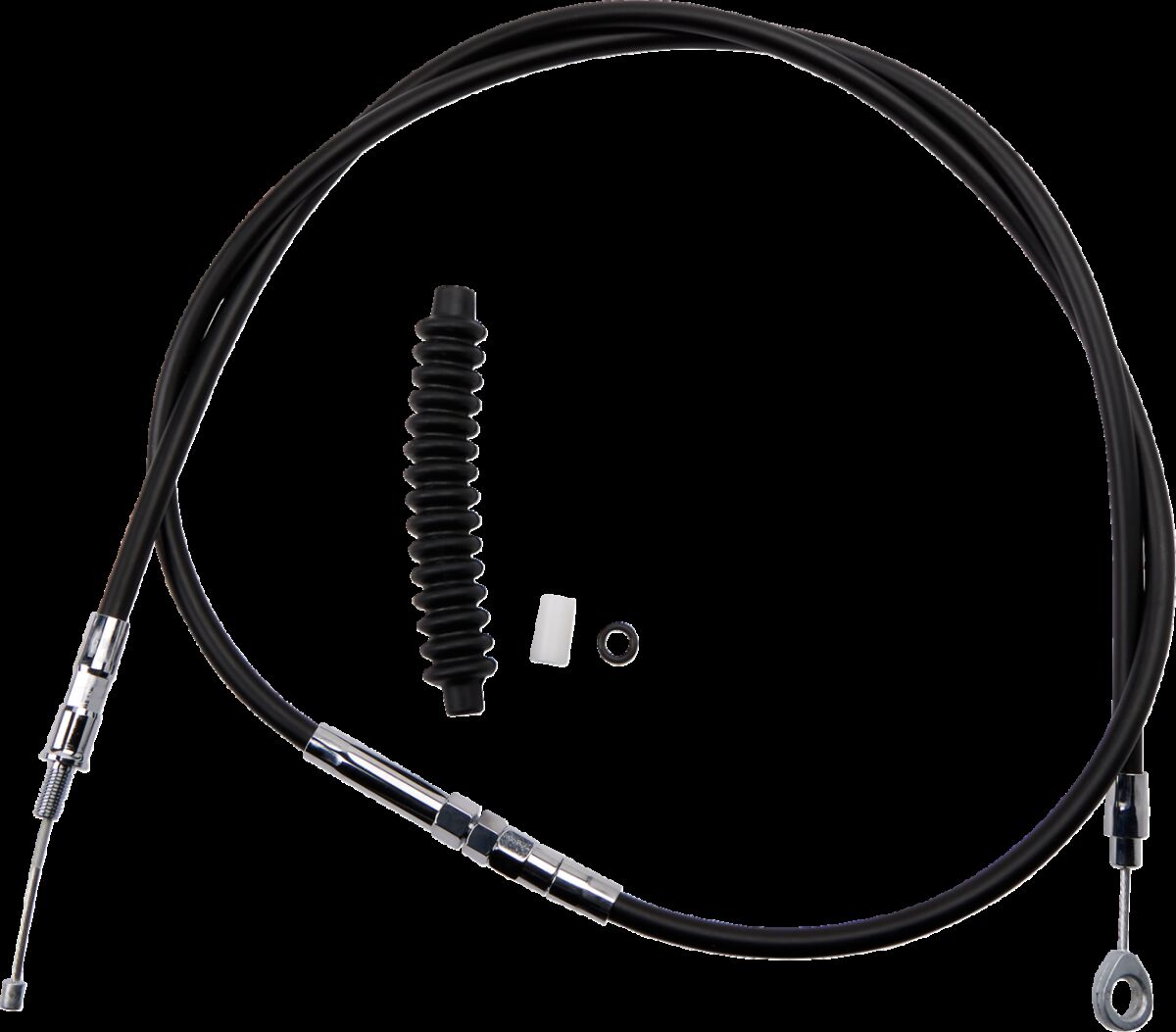 Drag Specialties CLUTCH CABLE HIGH EFFICIENCY BLACK VINYL 4320100HE