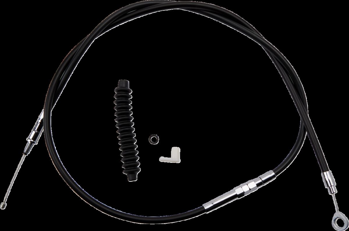 Drag Specialties CLUTCH CABLE HIGH EFFICIENCY BLACK VINYL 62 11/16" 4322400HE