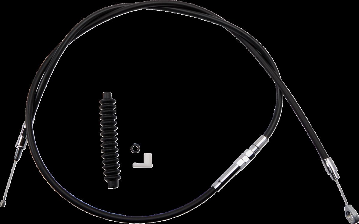 Drag Specialties CLUTCH CABLE HIGH EFFICIENCY BLACK VINYL 66 11/16" 4322404HE