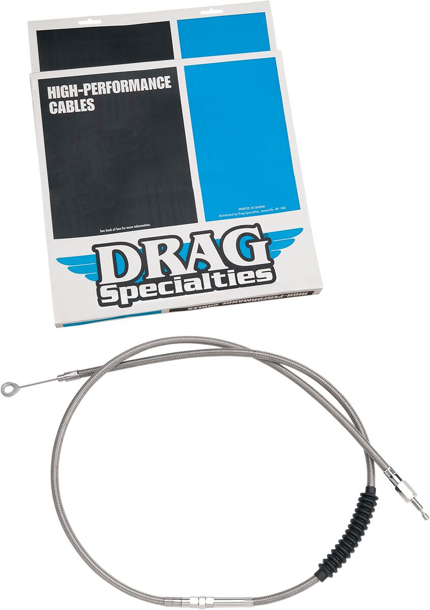 Drag Specialties CLUTCH CABLE HIGH EFFICIENCY STAINLESS STEEL 64 11/16" 5322303HE