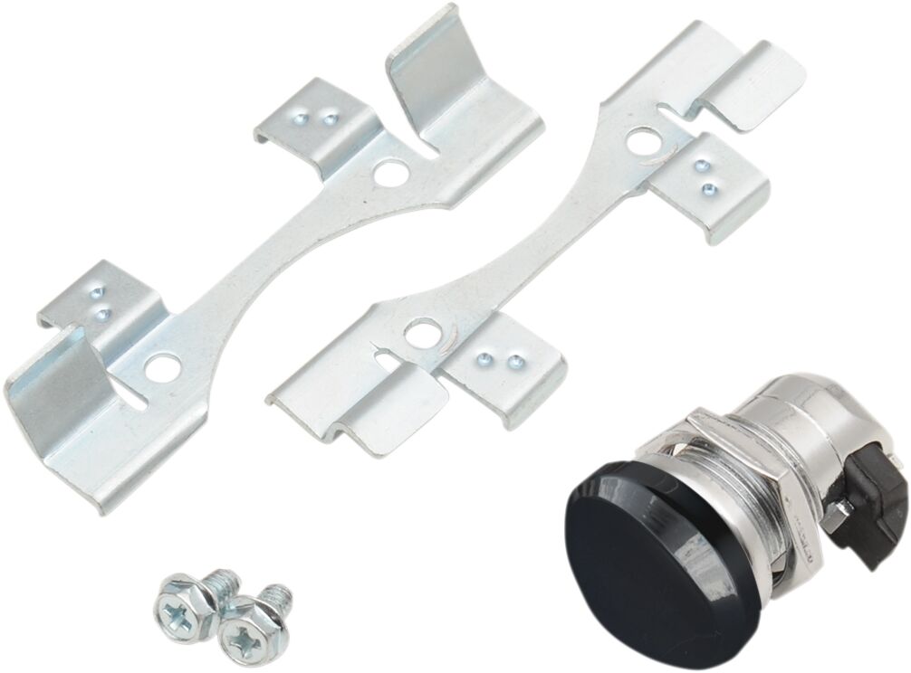 Drag Specialties LATCH FUEL DOOR PUSH-BUTTON GLOSS BLACK 77388BS2