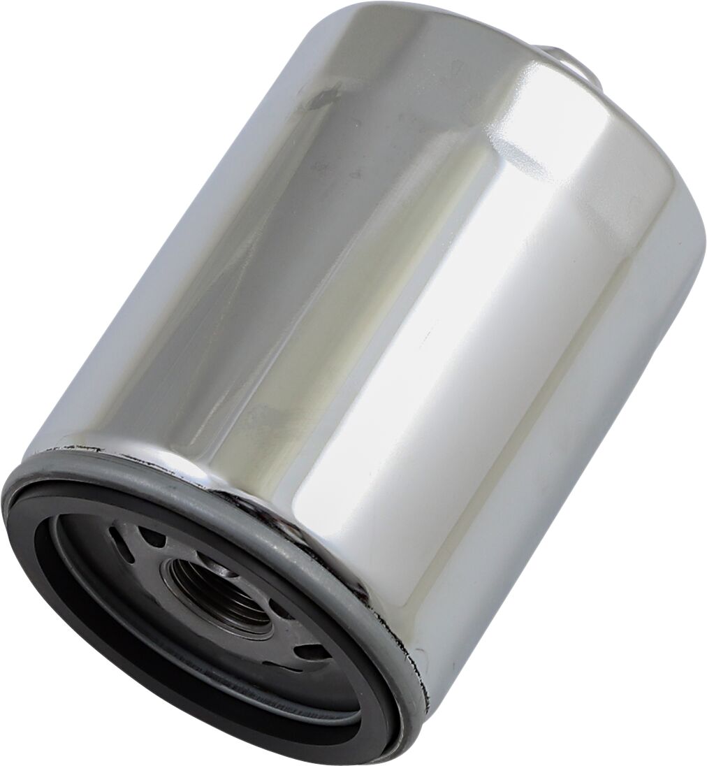 Drag Specialties FILTER OIL CHROME WITH NUT M8 14-0020CKNU