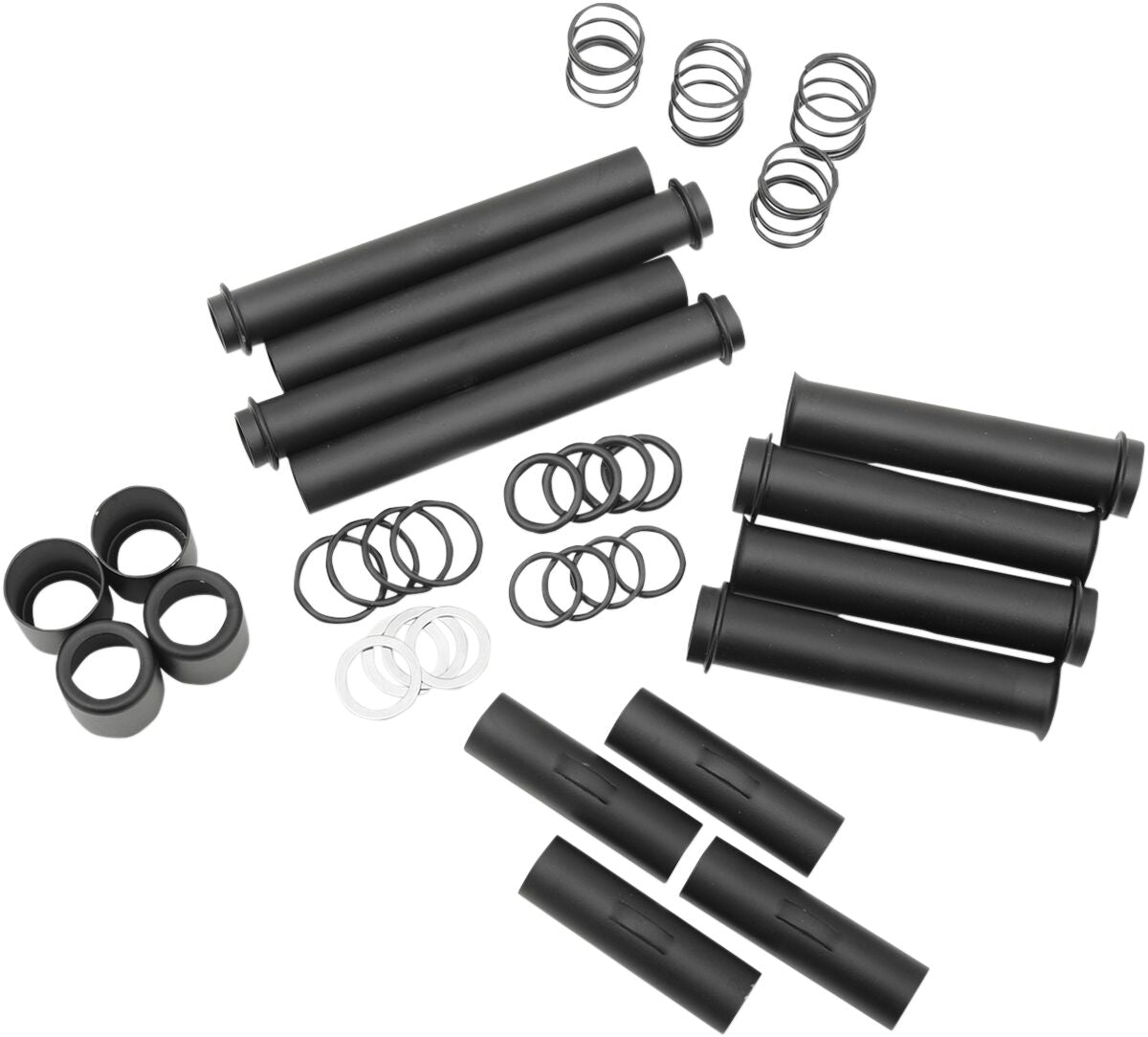 Drag Specialties PUSHROD TUBE KIT SATIN BLACK 76520B