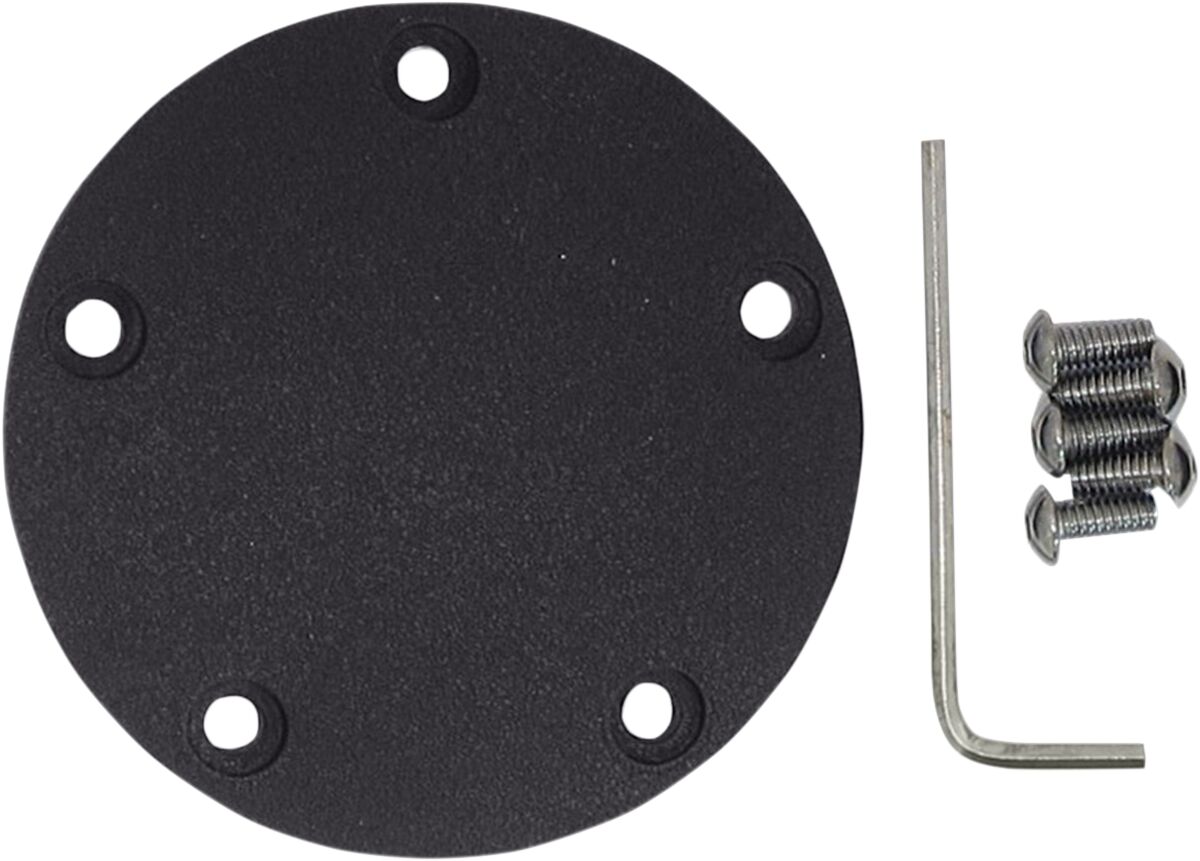 Drag Specialties POINT COVER WRINKLE BLACK 5-HOLE 30-0170AWB