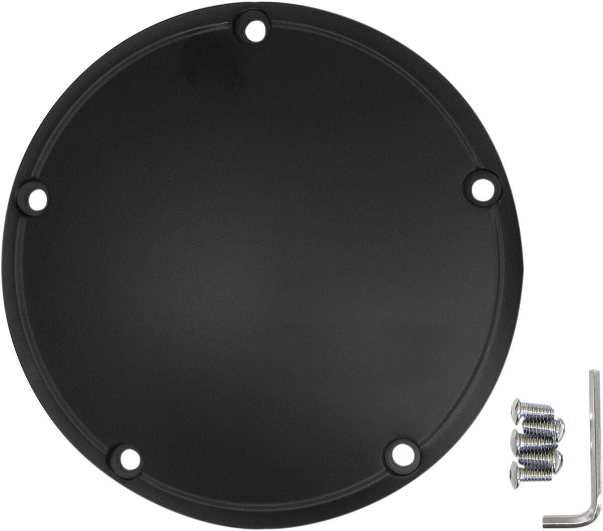 Drag Specialties DERBY COVER FLAT BLACK TWIN CAM 33-0054SB