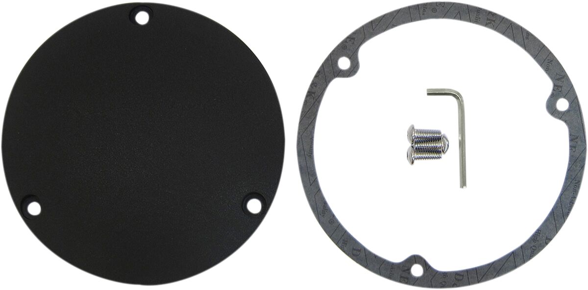 Drag Specialties DERBY COVER WRINKLE BLACK EVO BT 84-98 33-0017KWB