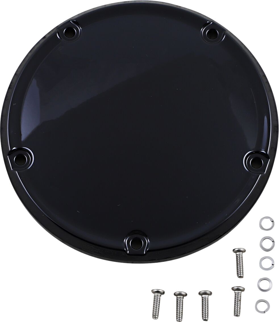 Drag Specialties COVER DERBY GLOSS BLACK SOFTAI D33-0118GB