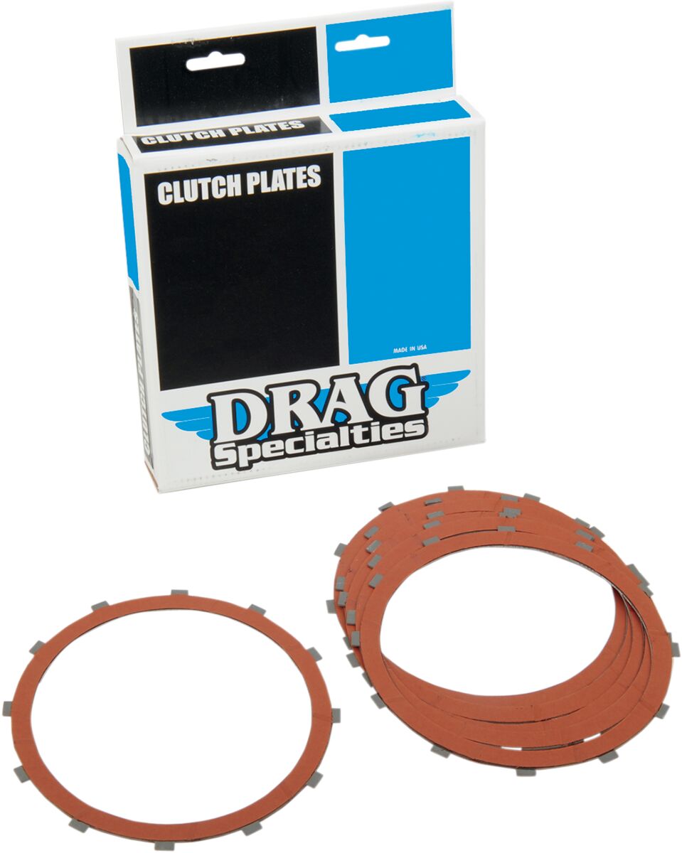 Drag Specialties CLUTCH FRICTION PLATES KIT ORGANIC 1131-0426