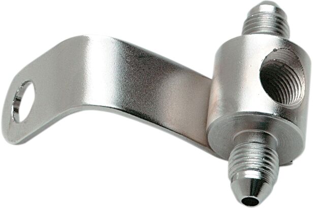 Drag Specialties REAR BRAKE-TEE W/ BRAKELIGHT-SWITCH HOLE CHROME 979