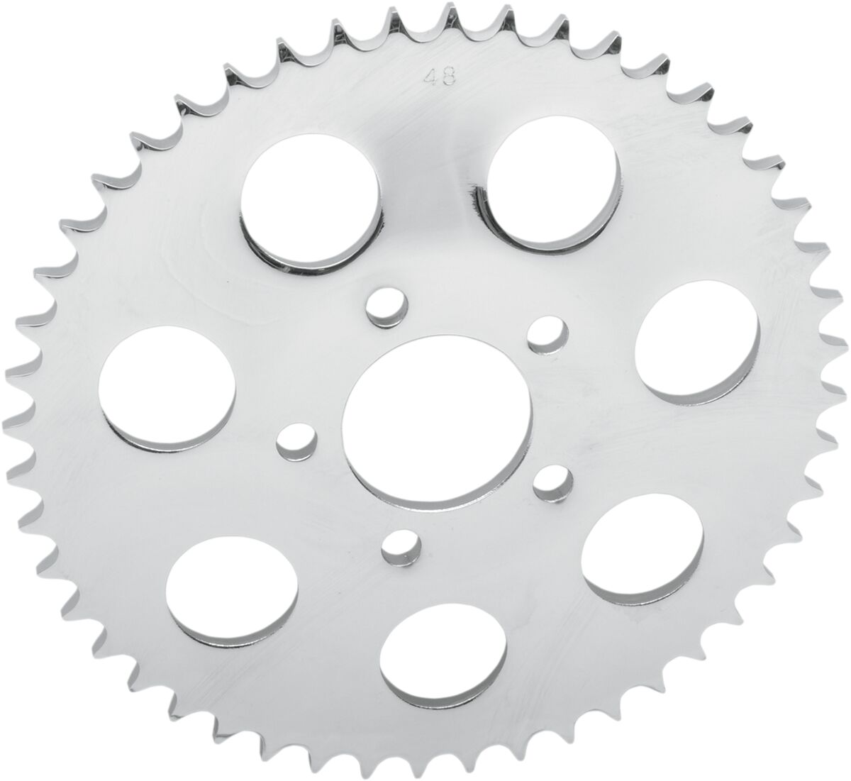 Drag Specialties REAR CHAIN SPROCKET 530 DISHED 51T STEEL/CHROME 16426P