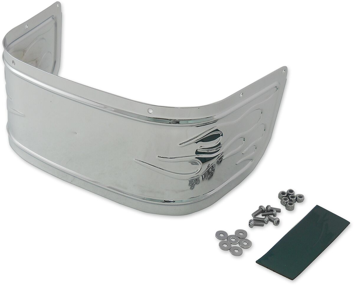 Drag Specialties FENDER SKIRTS FLAME FRONT CHROME 77978F
