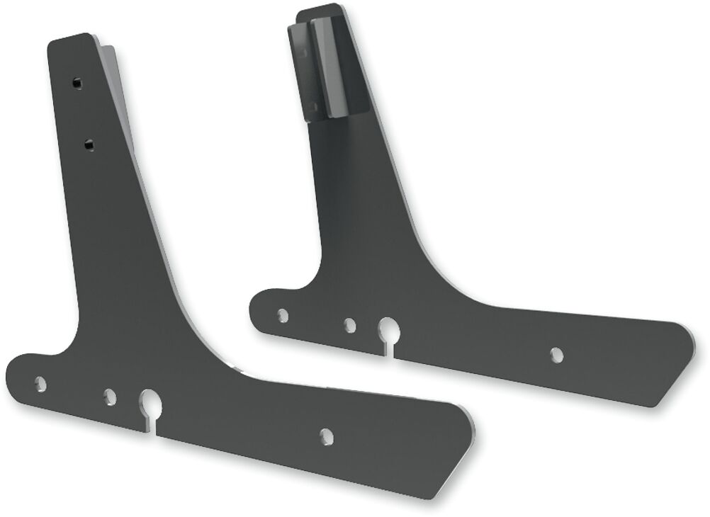 Drag Specialties ROUND SISSY BAR SIDE PLATE BLACK 50264820