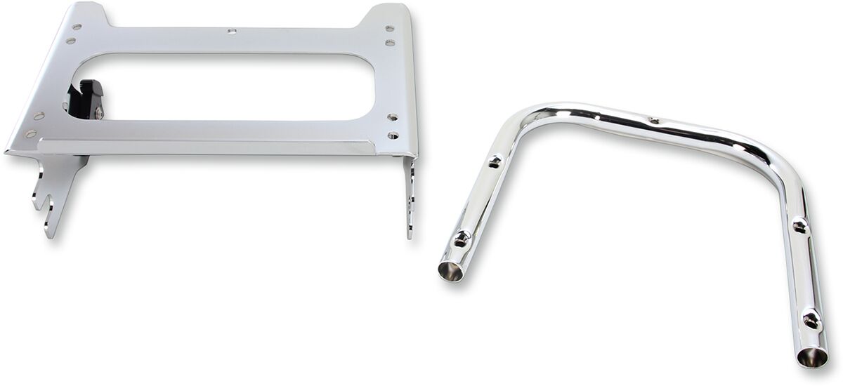 Drag Specialties RACK QUICK DETACH TOUR BOX MOUNT CHROME C77-0082