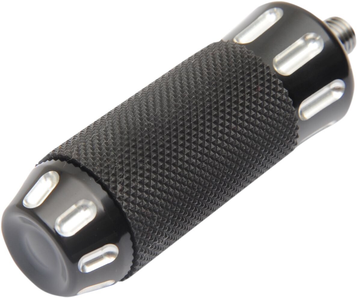 Drag Specialties BLACK/CLEAR CUTS COBRA BRAKE/SHIFT PEG 354129