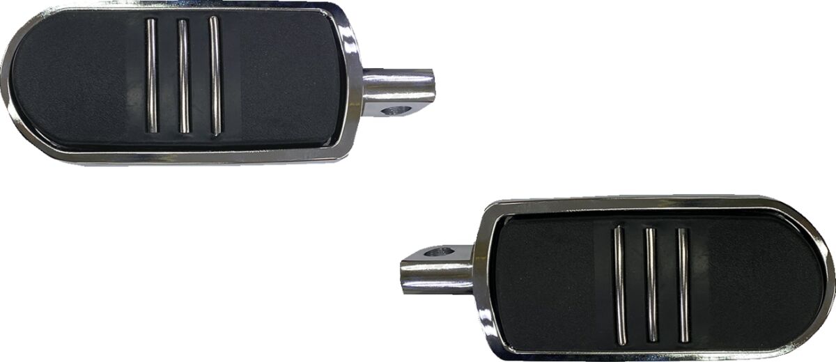 Drag Specialties Sweeper Foot Pegs - Chrome P17-0346C