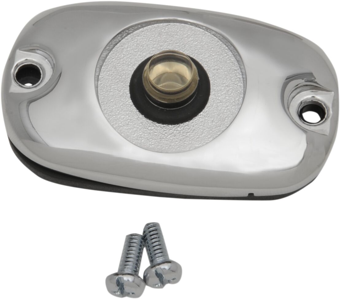 Drag Specialties COVER KIT REAR BRAKE MASTER CYLINDER CHROME 76290