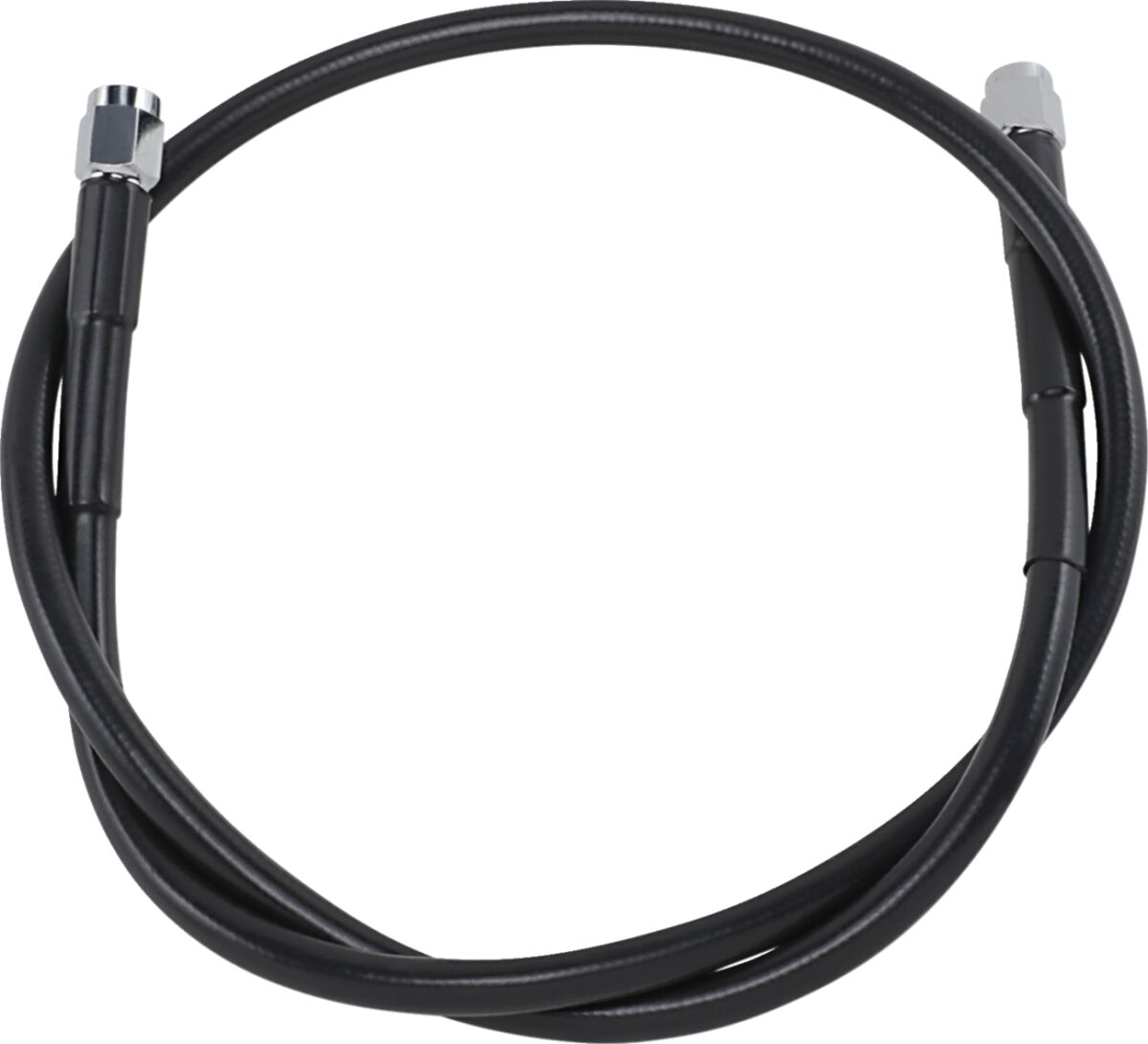 Drag Specialties UNIVERSAL BRAKE LINE BLACK VINYL COATED STAINLESS STEEL DOT AN-3 34" 834-BLK