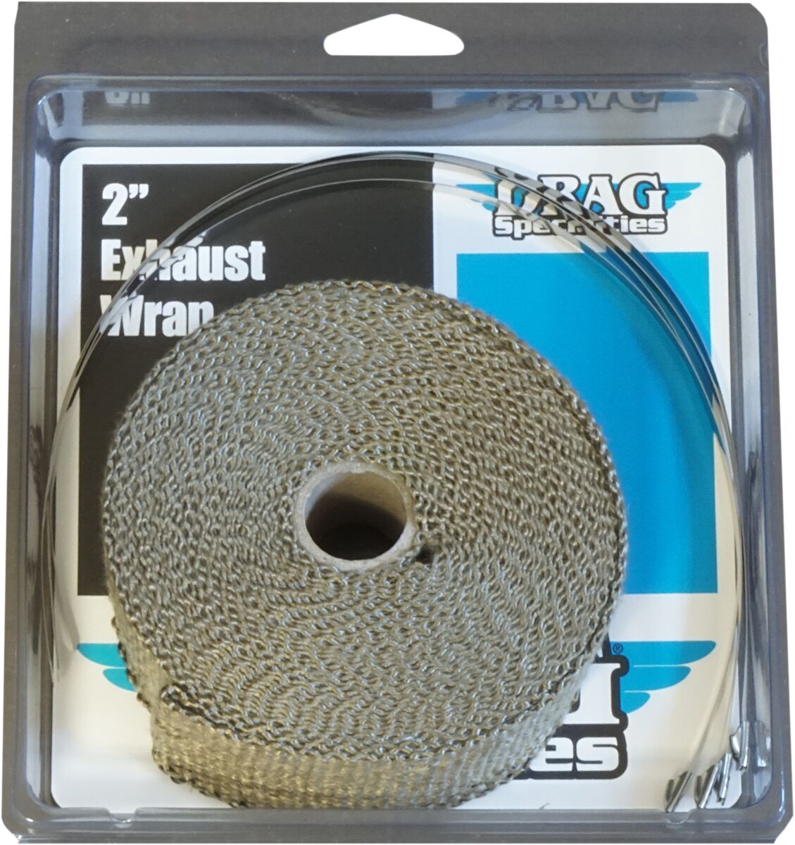 Drag Specialties WRAP KIT EXHAUST WOVEN BASALT 2" X 25' LONG 504-2025