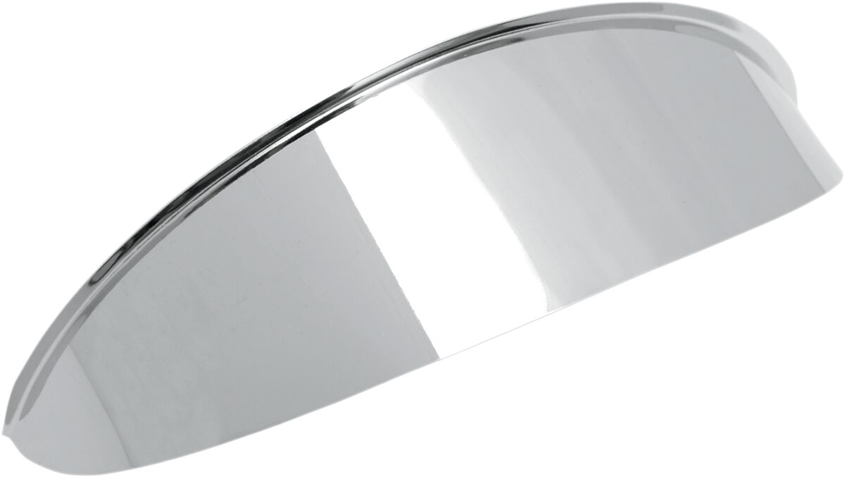 Drag Specialties HEADLIGHT VISOR 5.75" CHROME PLAIN 20-0315