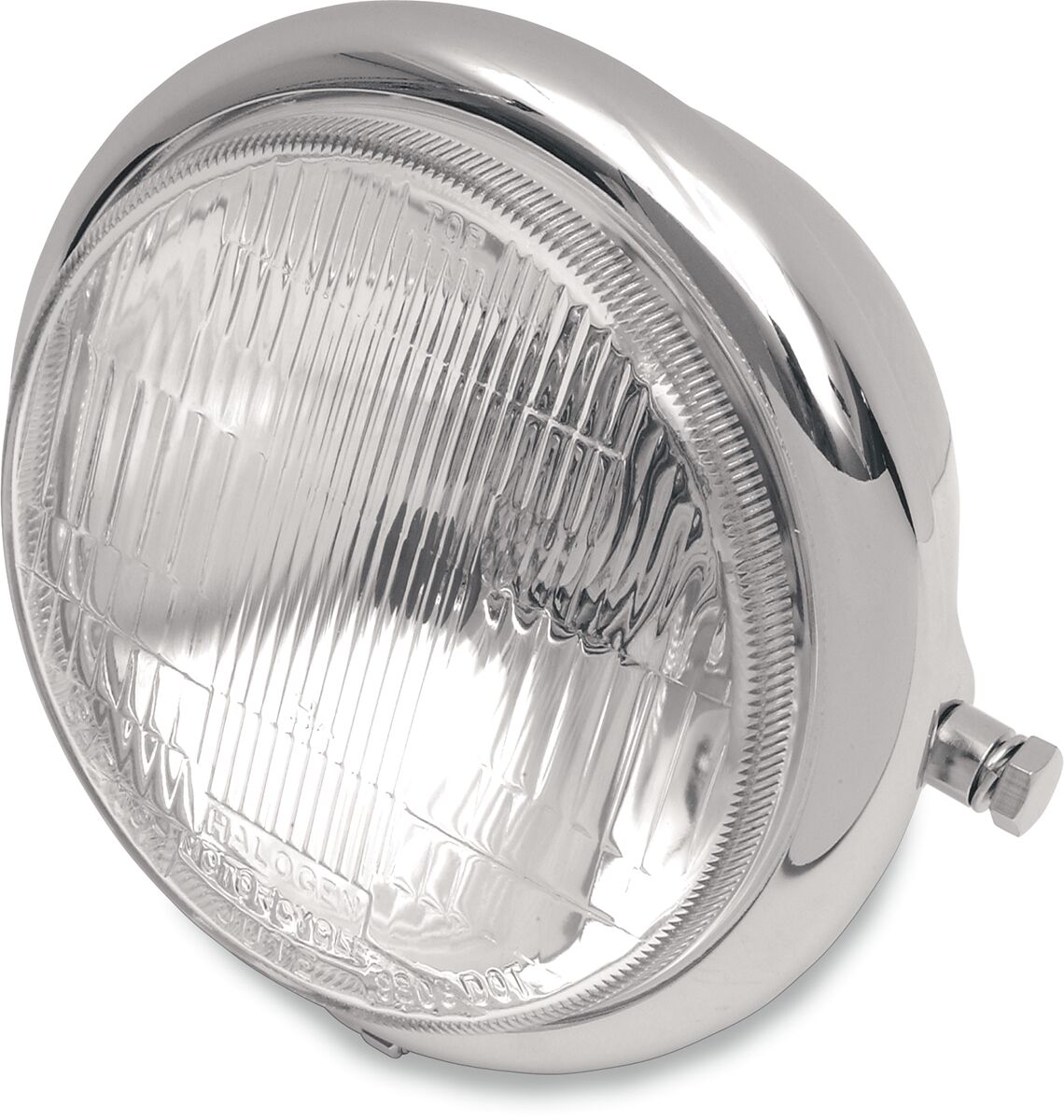 Drag Specialties 5 3/4" HEADLIGHT SIDE MOUNT ASSEMBLY CHROME 20-6003E