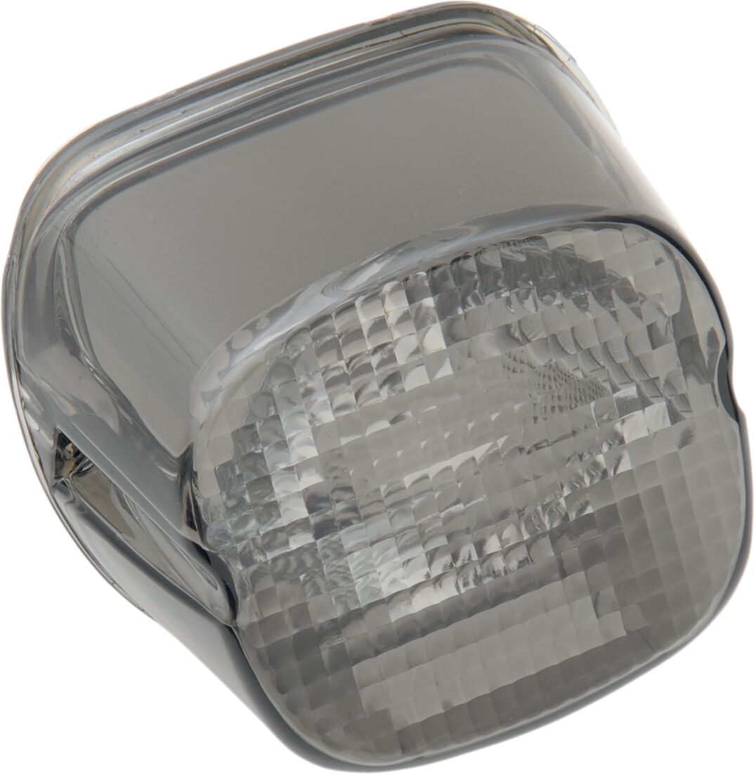 Drag Specialties TAILLIGHT LAYDOWN LED SMOKE LENS W/ BOTTOM TAGLIGHT 12-0411MD