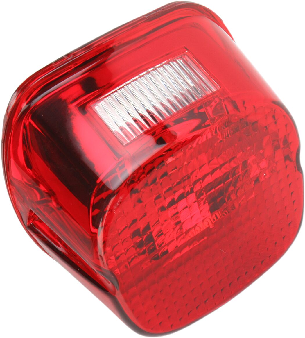 Drag Specialties TAILLIGHT LAYDOWN LED RED LENS W/ TOP TAGLIGHT 12-0411C