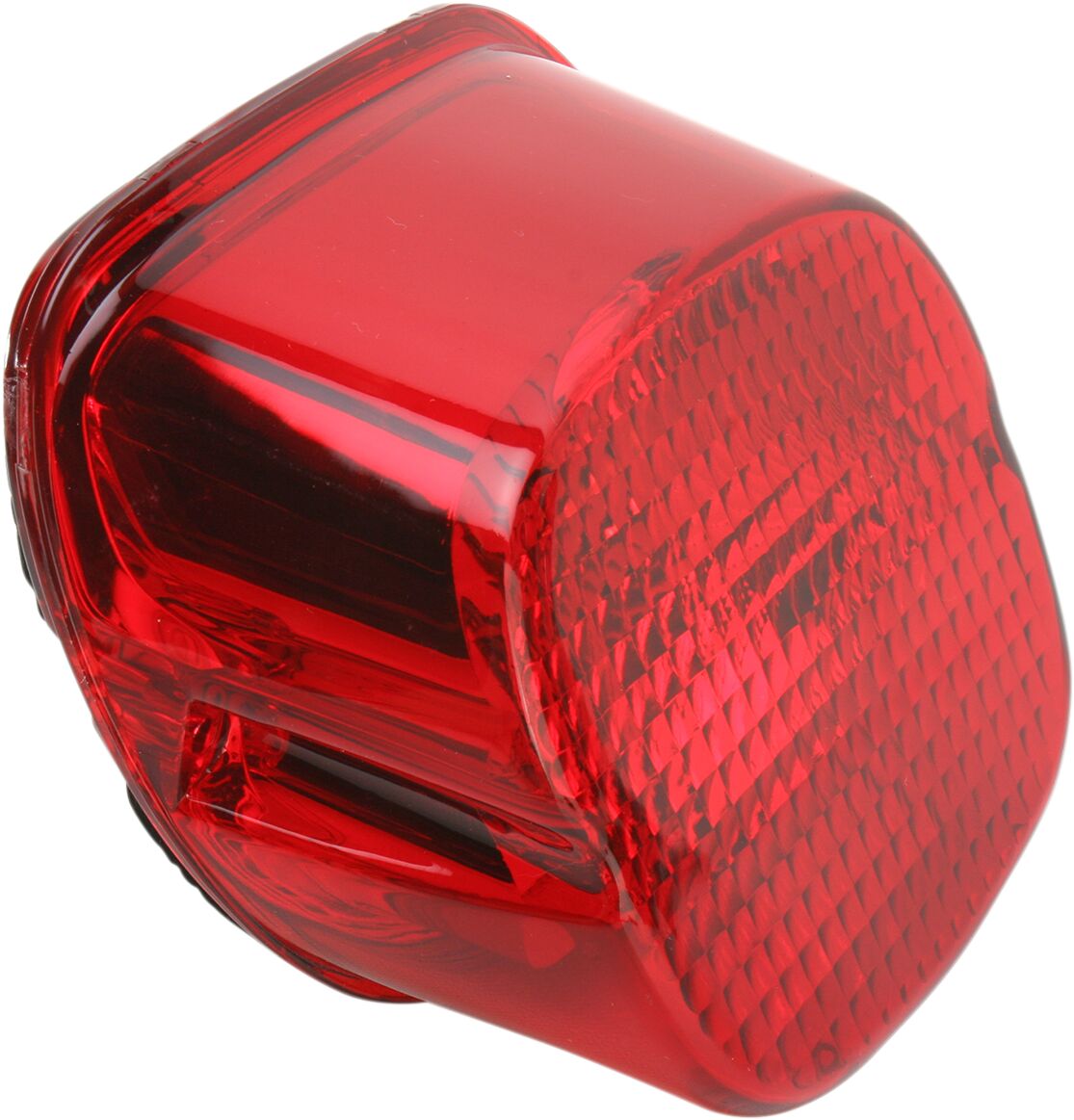 Drag Specialties TAILLIGHT LAYDOWN LED RED LENS W/ BOTTOM TAGLIGHT 12-0411D