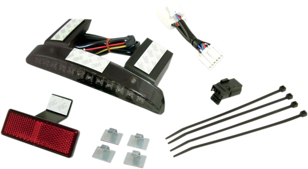 Drag Specialties TAILLIGHT LED ASSEMBLY W/ SMOKE LENSE 77072S