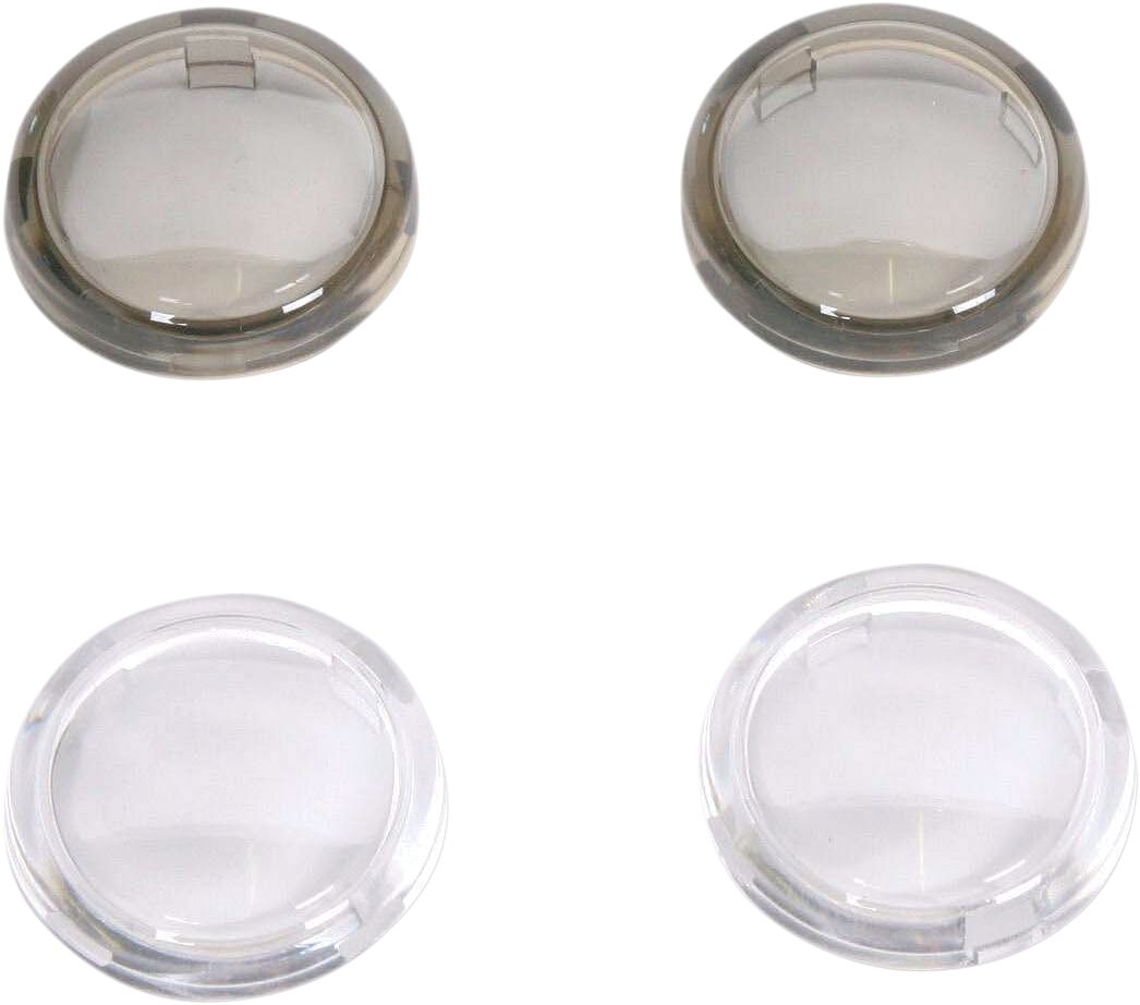 Drag Specialties REPLACEMENT LENS CLEAR/SMOKE MINI-DEUCE 20-6390-C/M
