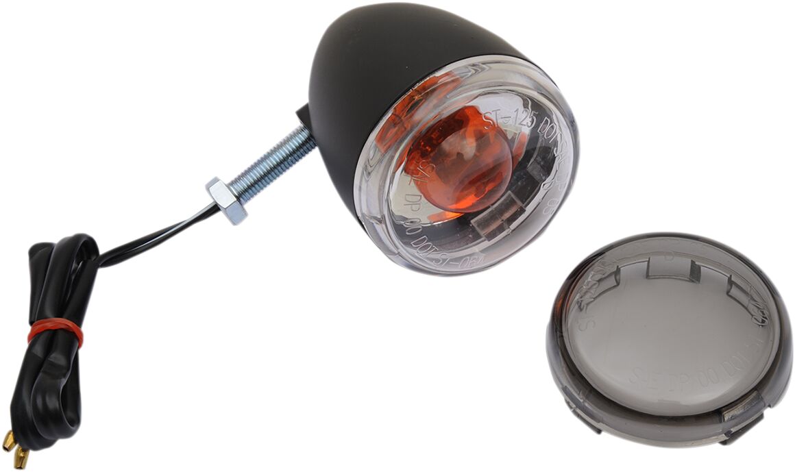 Drag Specialties LIGHTS TURN SIGNAL REAR BLACK/SMOKE LENS L12-0232BR/M